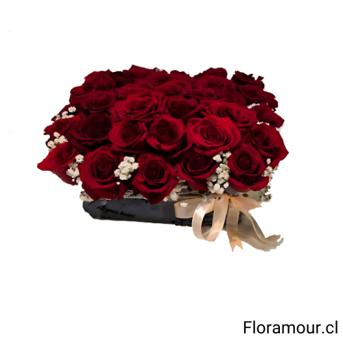 Una pasión de rosas que transforma cualquier espacio con su elegancia natural. Un toque de sofisticación y belleza en cada pétalo, ideal para momentos especiales.